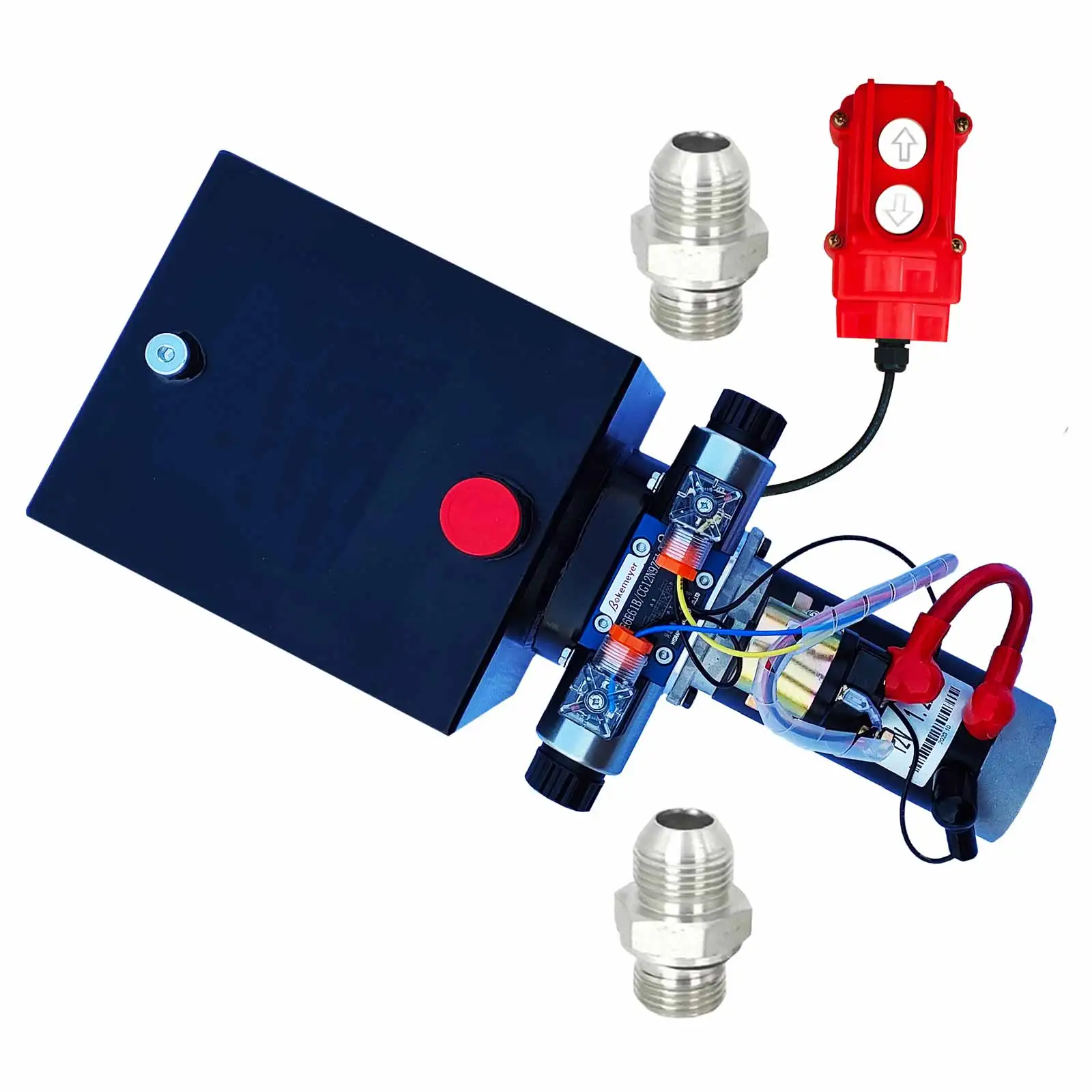 

1.2kW hydraulic power unit is applicable to dump trucks, flatbed trucks, lifting platforms, engineering equipment, etc..