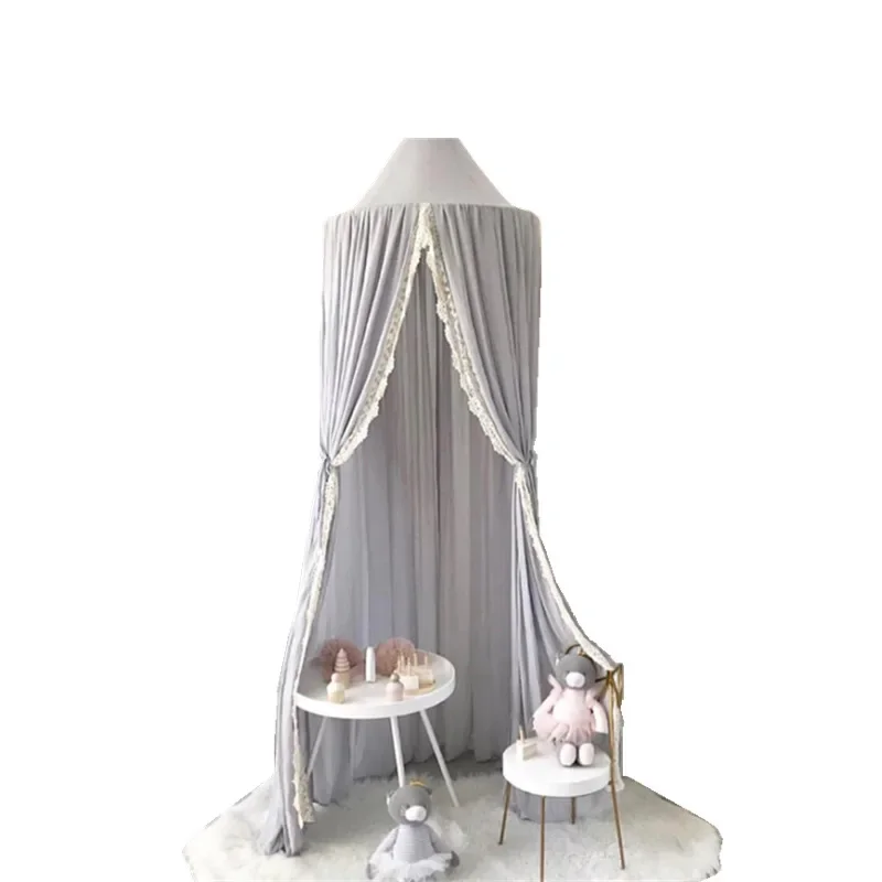 Baby Canopy Mosquito Net Lace Anti Mosquito Princess Bed Canopy Girls Room Cotton Decoration Bed Canopy Pest control Reject Net
