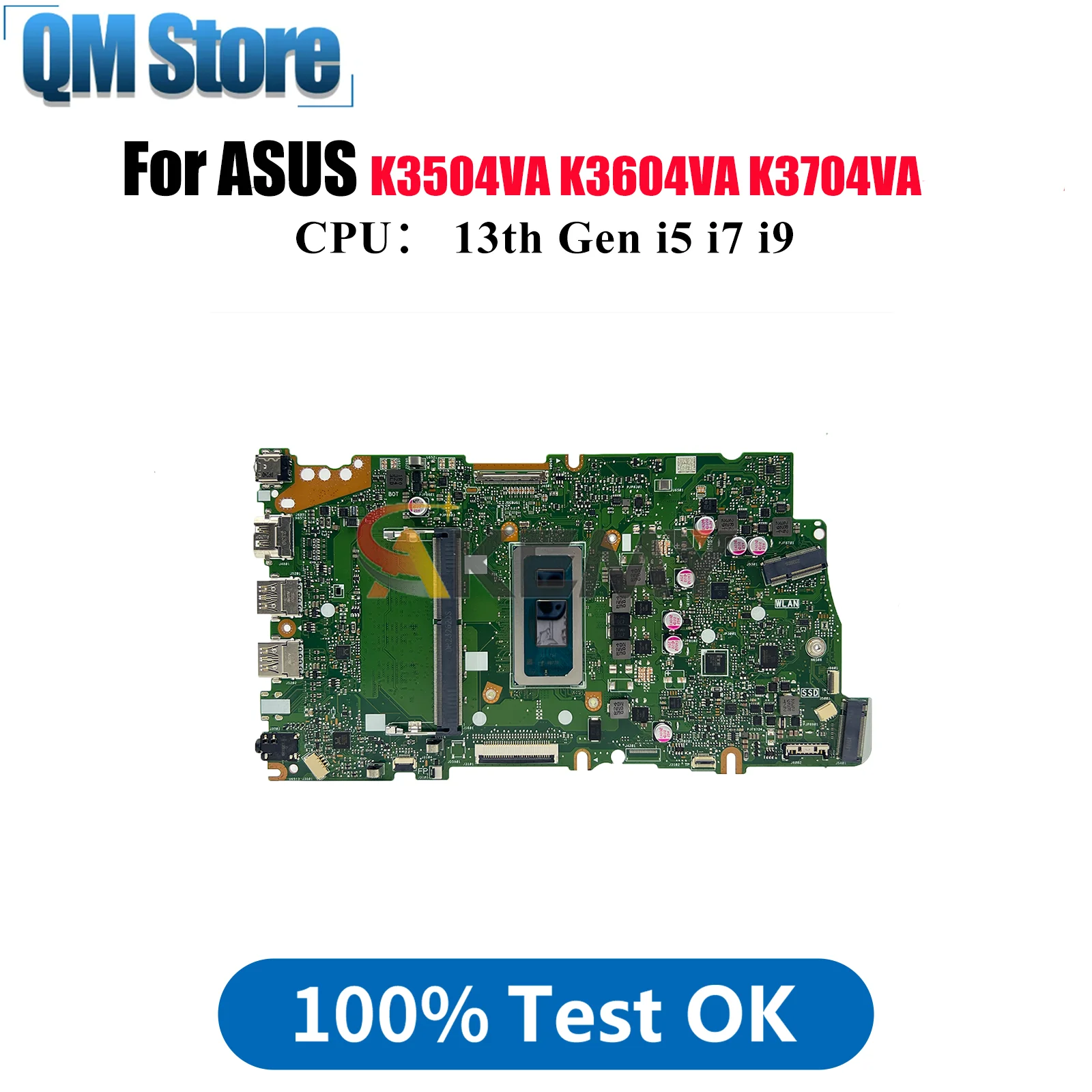 

X1505VA Материнская плата для ноутбука ASUS VivoBook K3504VA X1505V K3604VA K3704VA K3604ZA X1505VA K3504ZA Материнская плата 13-го поколения i5 i7 i9