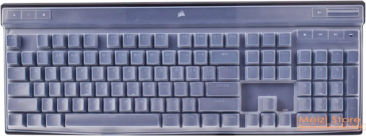 Silicone Keyboard Cover Skin Protector for Corsair K70 RGB PRO / Corsair K70 RGB TKL Wired Mechanical Gaming Keyboard Mechanical