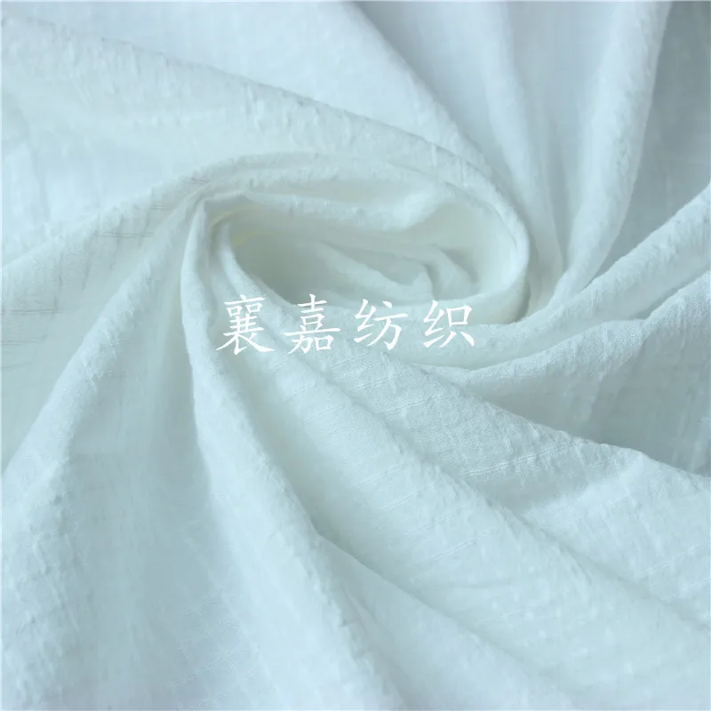 Pure Cotton Yarn Jacquard Fabric Small Bubble Lattice Fabric Children\'s Wear Women\'s Clothing Cloth DIY Apparel Sewing Fabric