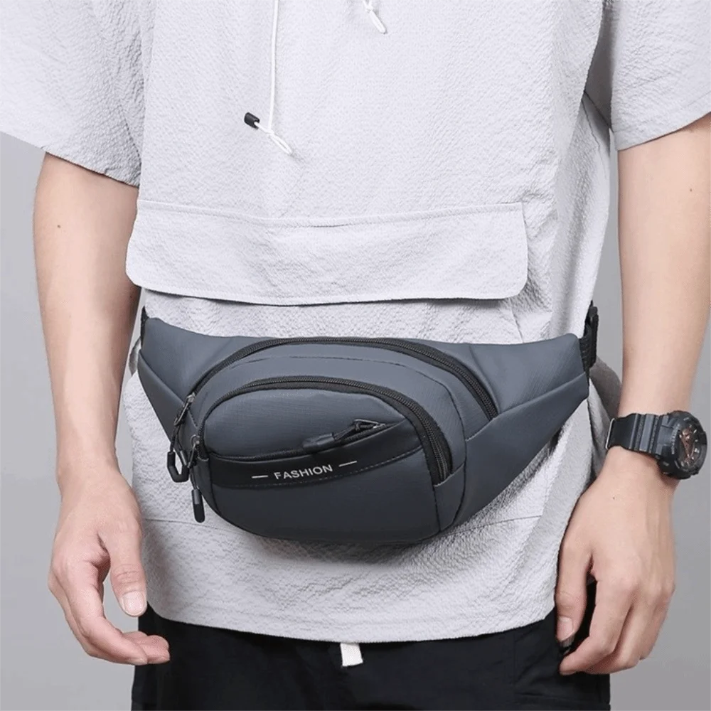 

Multi-function Men Chest Bag Waterproof Large Capacity Running Waist Bags Wear-resistant Belt Bag Fanny Phone Pack Men Women