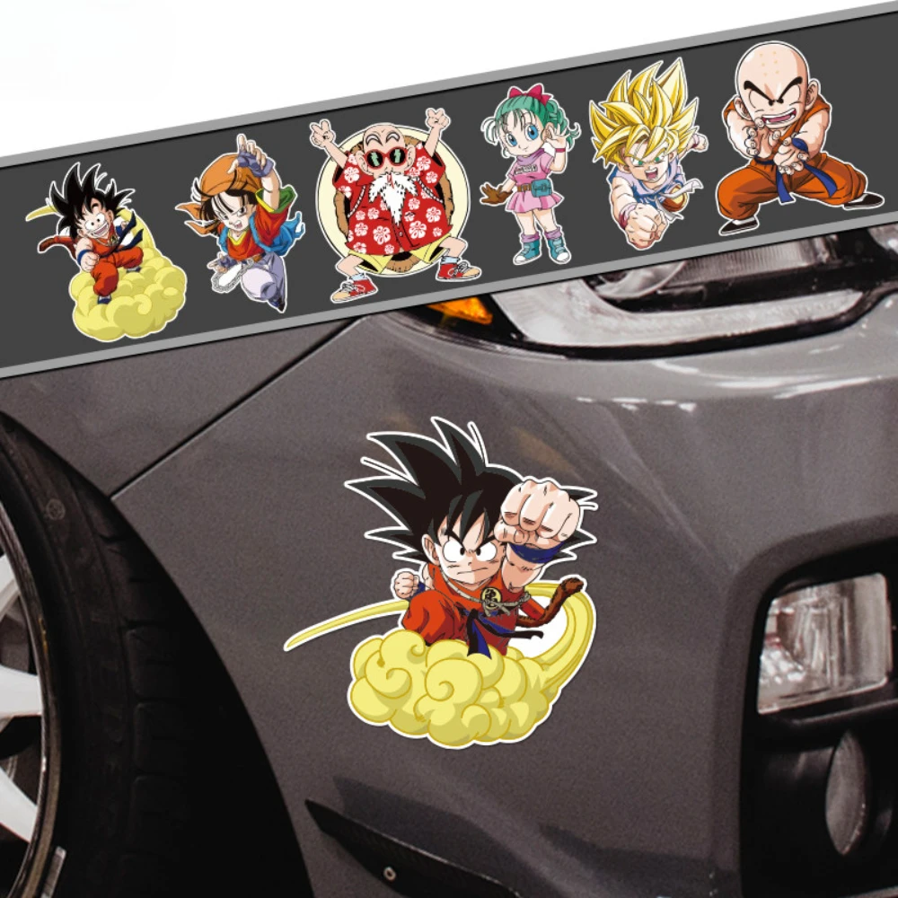 

Creative Dragon Ball Car Sticker Turtle Immortal Sun Wukong Cartoon Sticker Suitable for Car Laptop Window Decoration Stickers