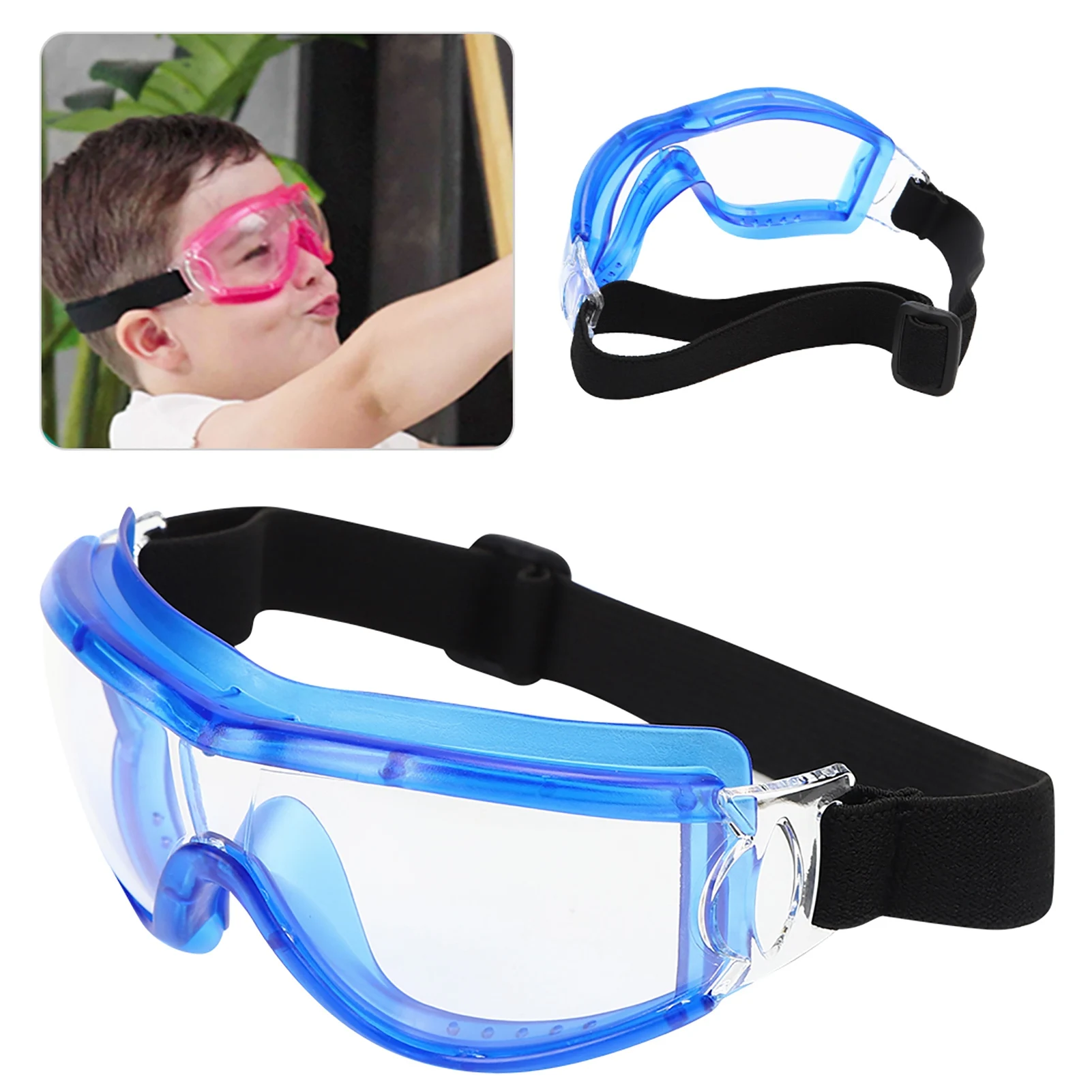 Children Safety Goggles AntiSpittle Kid Antifog Transparent Outdoor Protective Glasses Kid Safety Goggles Kid Protective Glasses