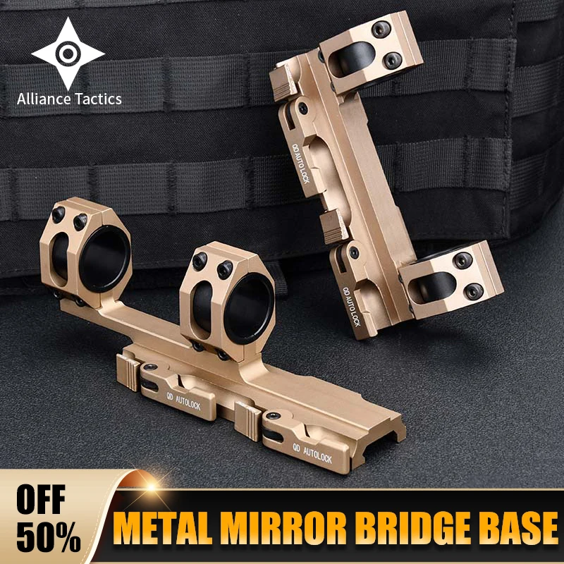 Tactical Airsoft Accessroies LPVO RMR Scope Offset Optic QD Mounts Plate 25.4mm 30mm Rings Fit 20MM Rail Sight Base Weapon