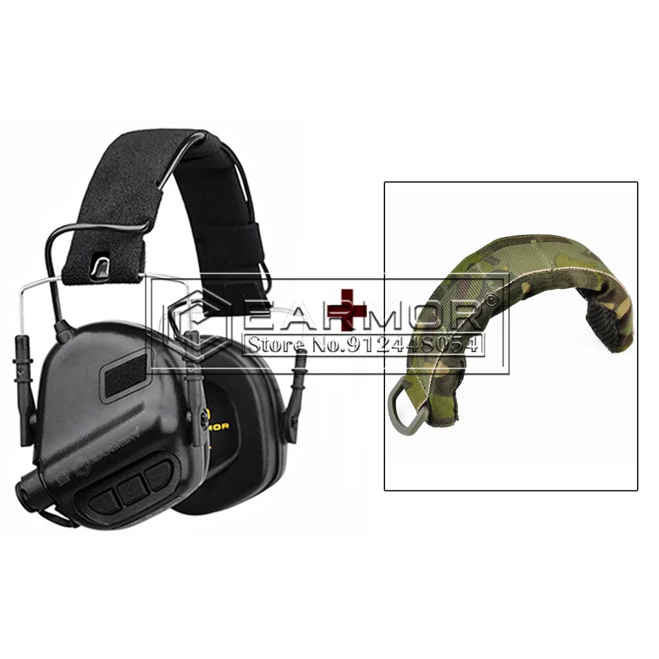 EARMOR  M31 MOD4 Tactical & Headset Cover M61 Outdoor MCTP Headset cap Cover for M32 / M31 / M32-mark3 / M31-Mark3