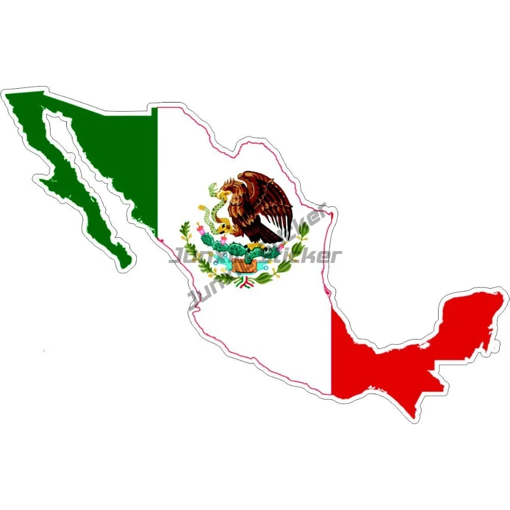 

Sticker Car Moto Map Flag Vinyl Outside Wall Decal Macbbook Mexico Phone Waterproof Decals Bumper Sticker Funny
