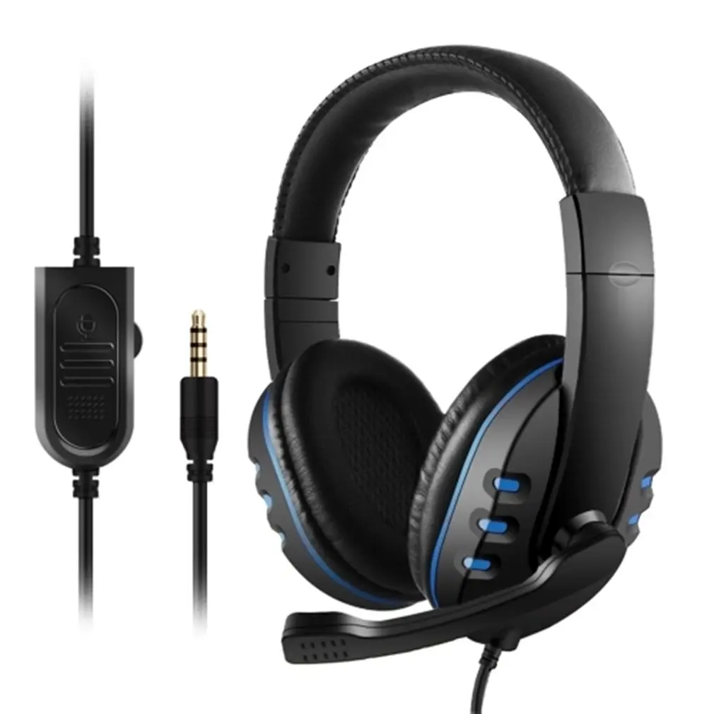 Hot 3.5MM Gaming Headphones Noise Canceling Earphone For Computer,Laptop With Microphone Volume Control Over Ear Game Headset