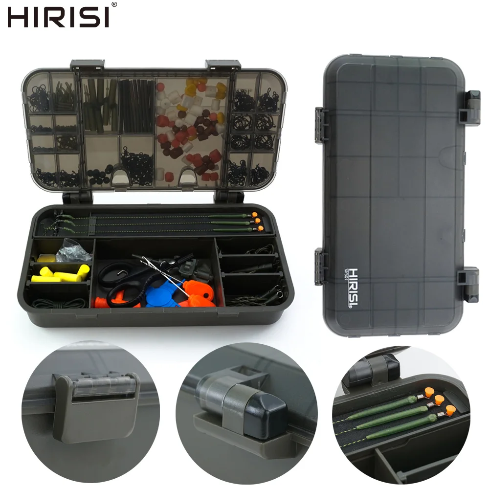 hirisi-大容量多目的タックル収納ボックスオーガナイザー-鯉釣り用-フェイクルアー-フック-釣り道具アクセサリー