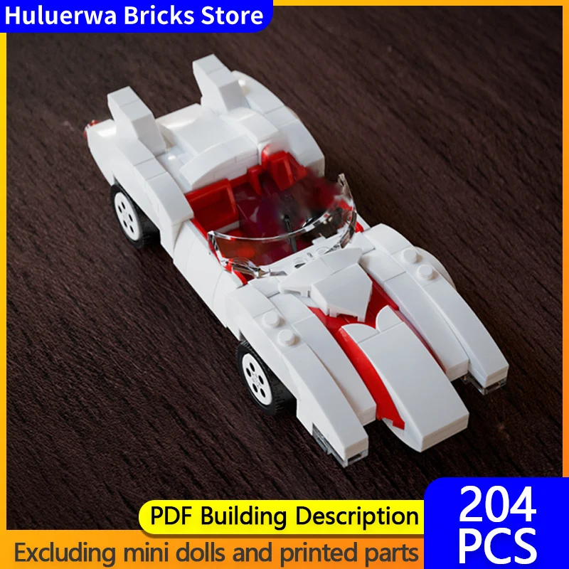 

Модель скоростного гоночного автомобиля MOC, строительные кирпичи, высокопроизводительный гоночный автомобиль, модульная технология, детские праздничные подарки, сборные игрушки