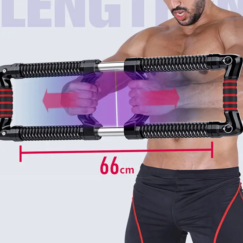 Adjustable Arm Force Bar Male Arm Force Bar Chest Muscle Arm Abdominal Training Pressure Two-way Grip Bar Fitness Equipment
