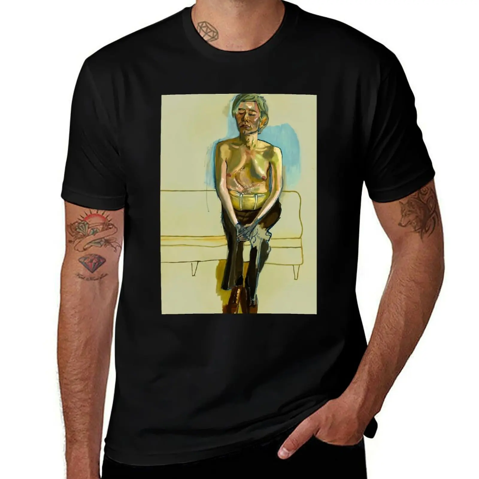 

Andy Warhol - Alice neel T-Shirt man t shirt cotton man t shirt graphic cotton t shirts high quality T-Shirt