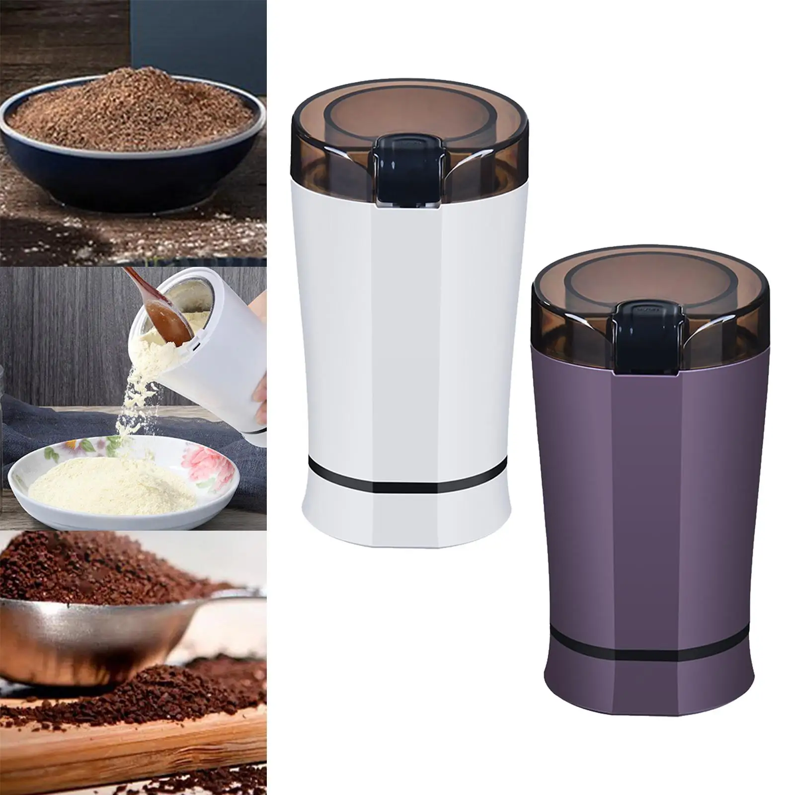 Moulin à grains de café électrique moulin à grains moulin à expresso avec brosse