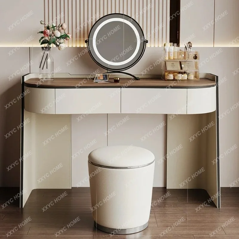 XX  Modern Aesthetic Vanity Table With Drawer Design Italian Premium Vanity Table Classic Exquisite Meuble De Chambre Furni