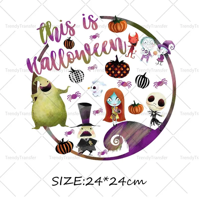 Watercolor Princess Iron On Decals Heat transfer Stickers Thermal Prints on Tshirts DIY for Clothes