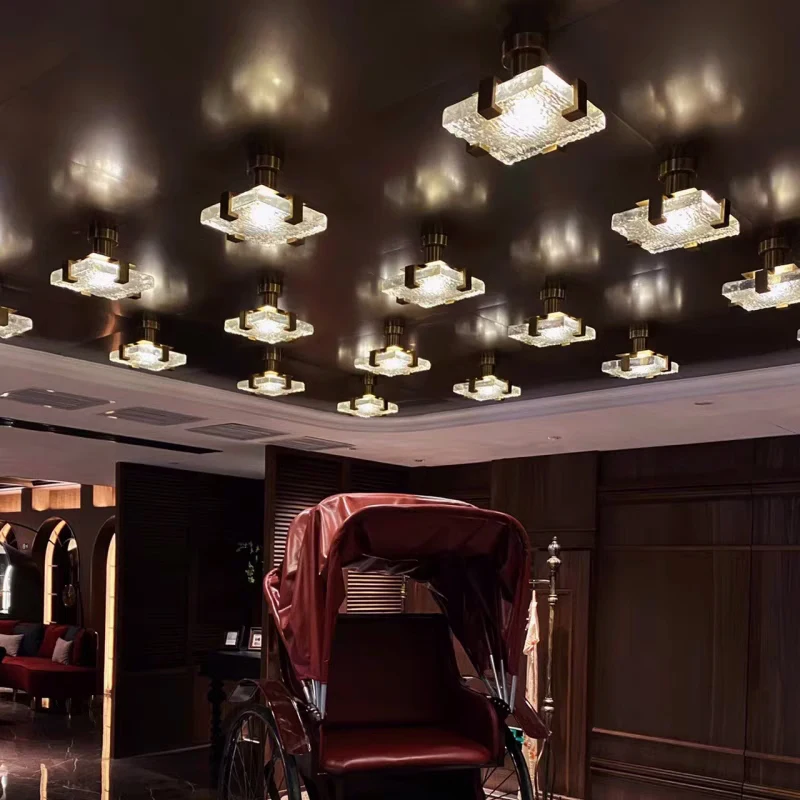 

Ceiling Lights For Living Room Modern Hotel Living Room Luxury LobbyGlass Ceiling Lights For Dining Room Bedroom Room Nordic