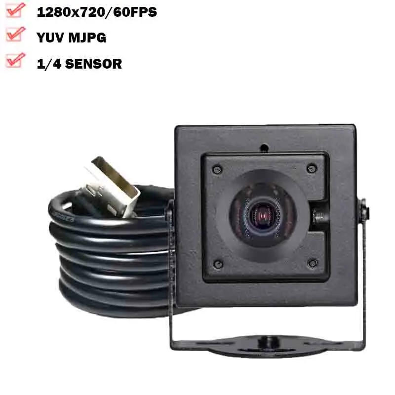 720P 60FPS USB2.0 Camera Module 1280Hx720V1MP HD 1/4 CMOS Webcam Fixed Focus 73 Degree for for driving simulation games