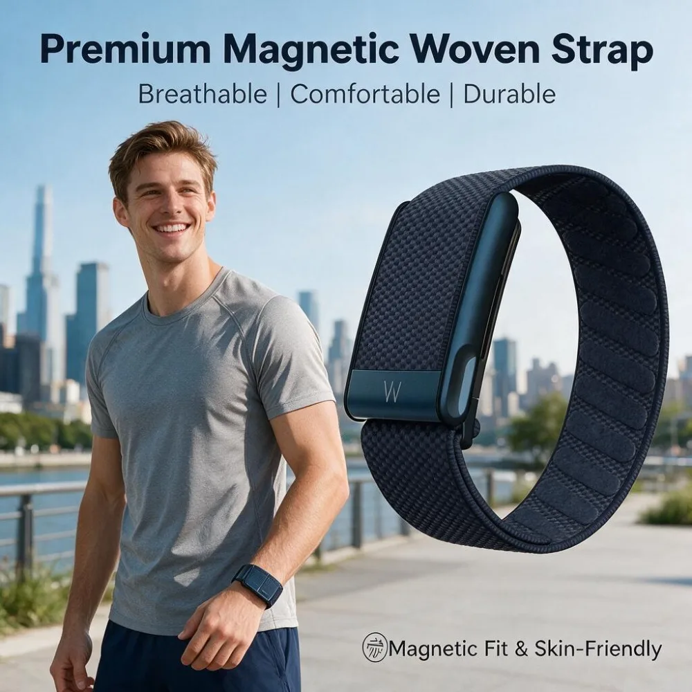 cinturino-in-nylon-blu-navy-intrecciato-con-fibbia-a-u-in-metallo-per-whoop-mg-band-cinturino-di-ricambio-sportivo-accessori-per-fitness-tracker