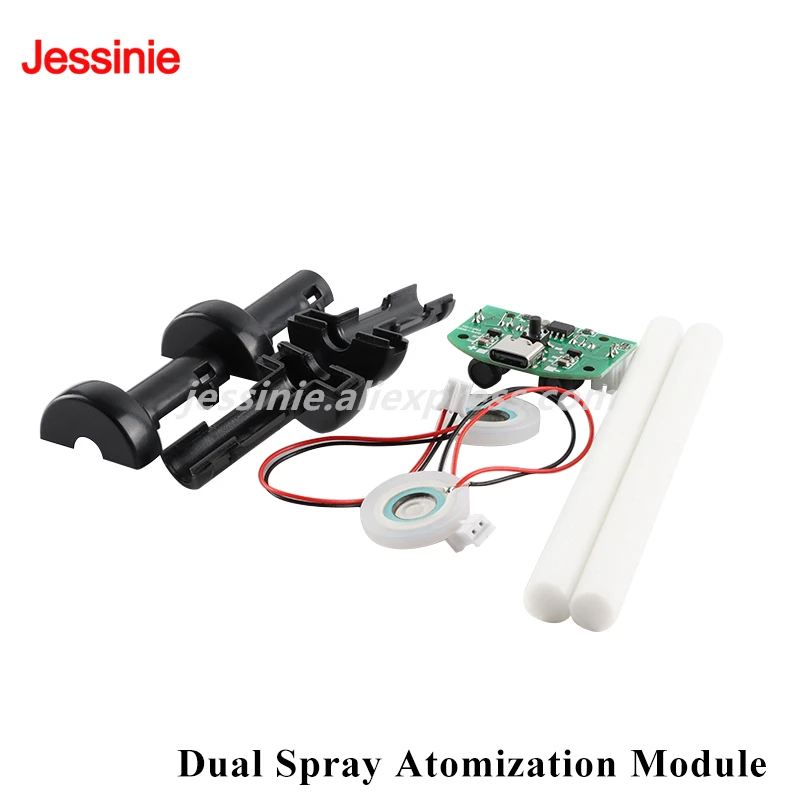Dual Spray Atomization Module USB Humidifier Driving Circuit Board Atomization Experimental Equipment Ultrasonic DIY Incubation