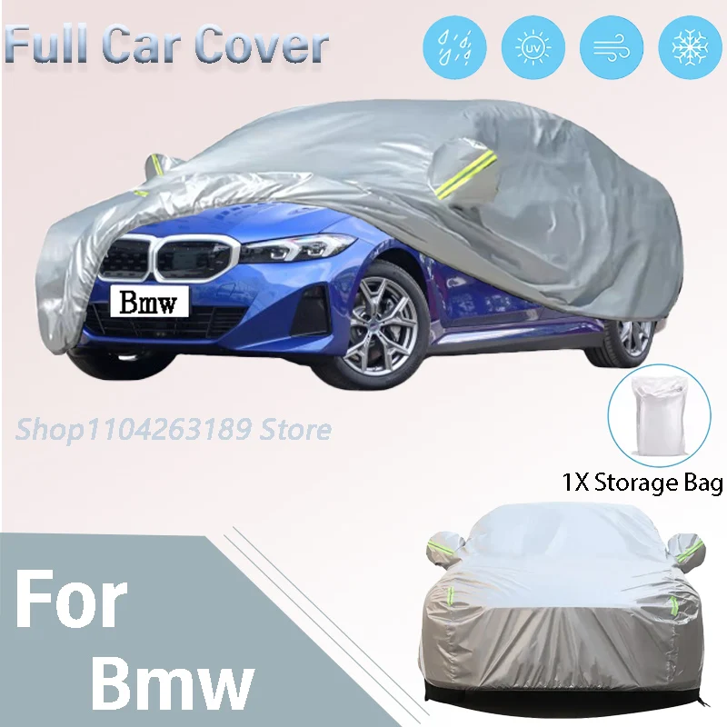 

Four Seasons Waterproof Dustproof Car Full silver Covers bmw 1 series,2 series,3 series,4 seriesShade Outdoor Car Clothing Parts