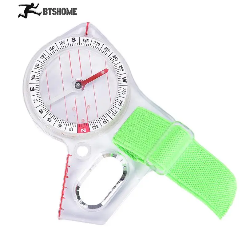 1Pc Portable Outdoor Professional Thumb Compass Elite Competition Orienteering Compass Map Scale Compass