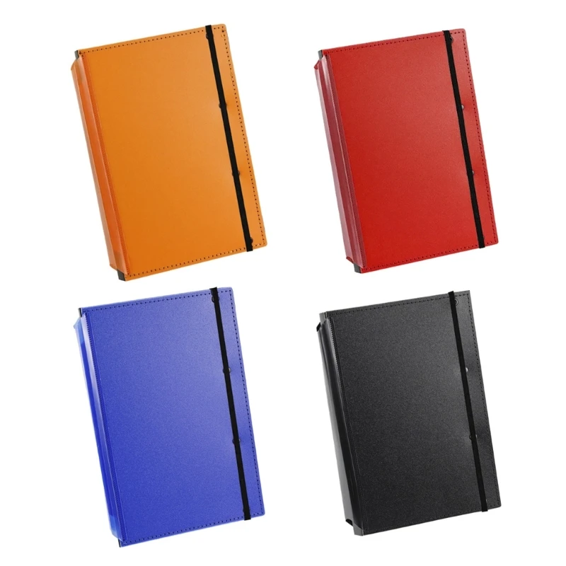 2 Layer Folding Nurse Clipboard with Elastic Band, Foldable Clipboard Pocket Writing Pad File Folder for Office School