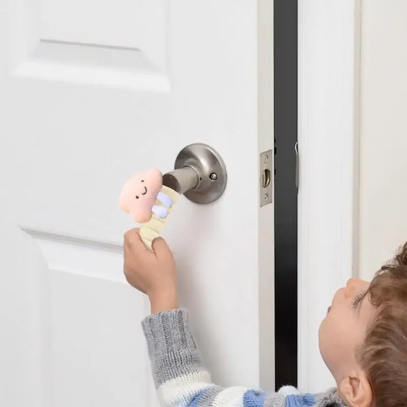 

Крышка дверного рычага, подушка для дверной ручки, чехол для дверной ручки, милое облако, антистатическая крышка дверной ручки, дверная ручка, защитная дверная ручка