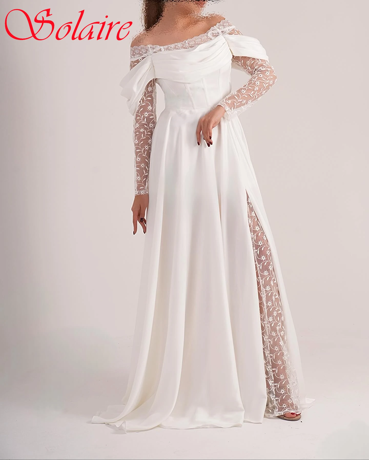 

Customized A-Line Boat Neck Cap Sleeve Elegant Evening Dress Classic Delicate Bespoke Occasion Gowns Modern Fashion Party Dress