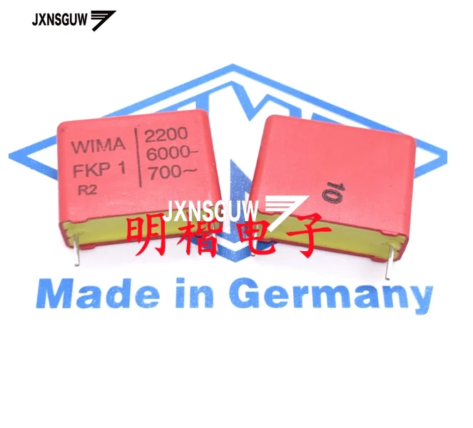 

10PCS/lot Original Germany WIMA FKP1 2200PF 6000V P22.5MM Film capacitor 222/6000V 6KV 2N2 700VAC free shipping
