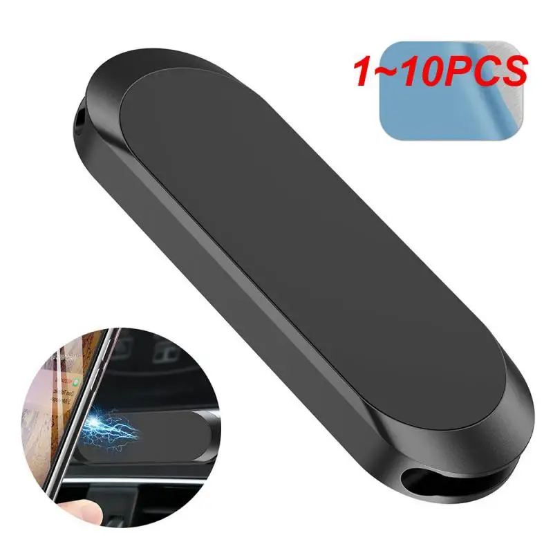 

1~10PCS Mobile Phone Bracket I-shaped Magnet Car Bracket Magnetic Suction Navigation Bracket Phone Stands For