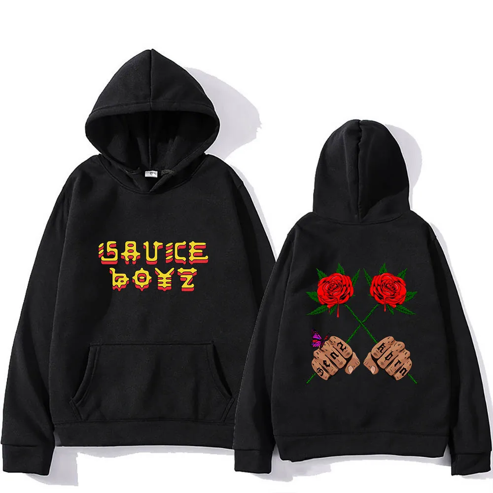 

Eladio Carrion Hoodies Sauce Boyz Printed Men Woman Streetwear Hip Hop Hoodie Sweatshirts Pullovers Unisex Tracksuit Clothing