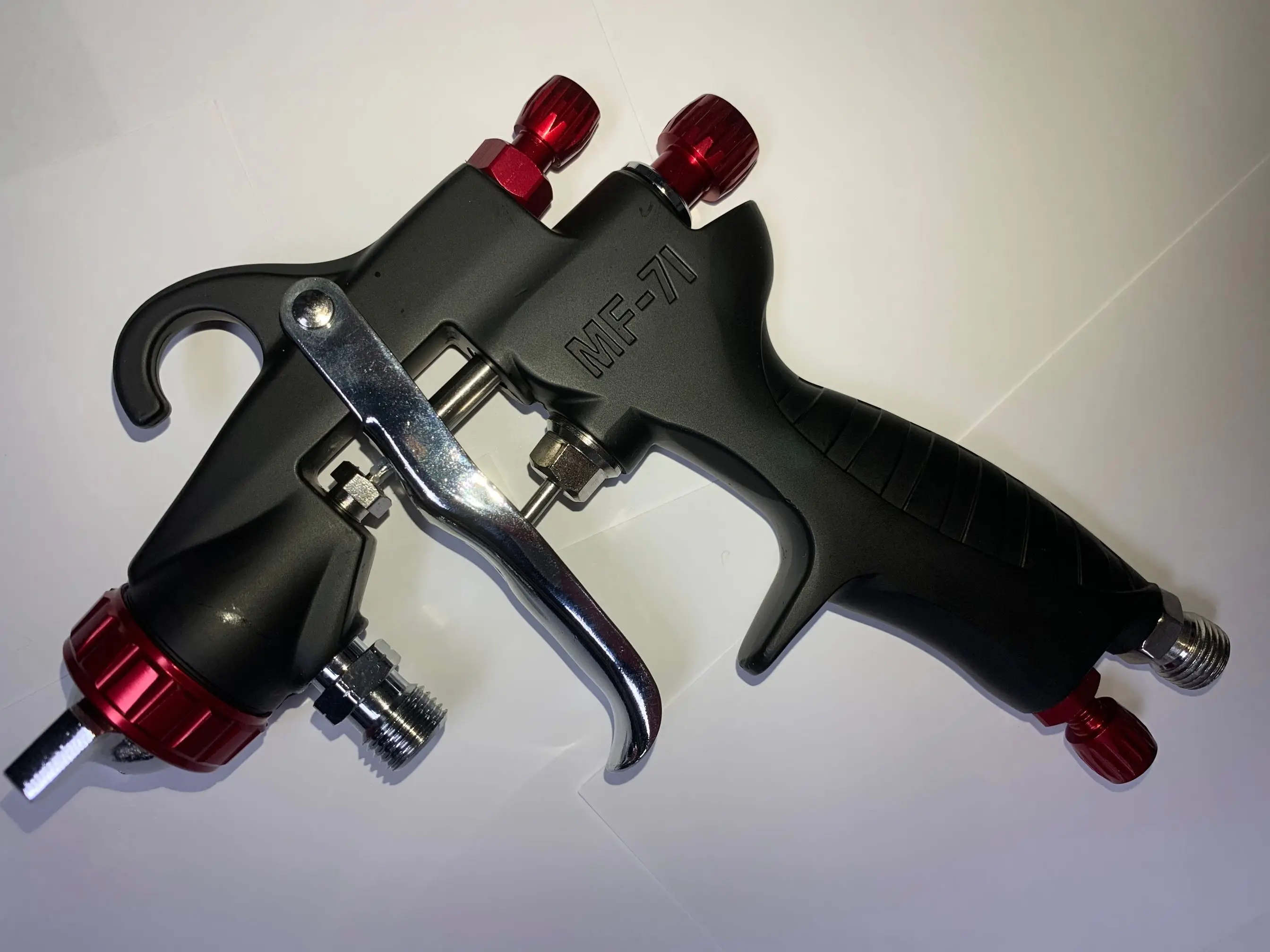 Pistola de pulverização de cabeça única Item LYH-MF-71 Nova atualização de pistola para pintura de trabalho de carro Nano Chrome Pistola de pulverização