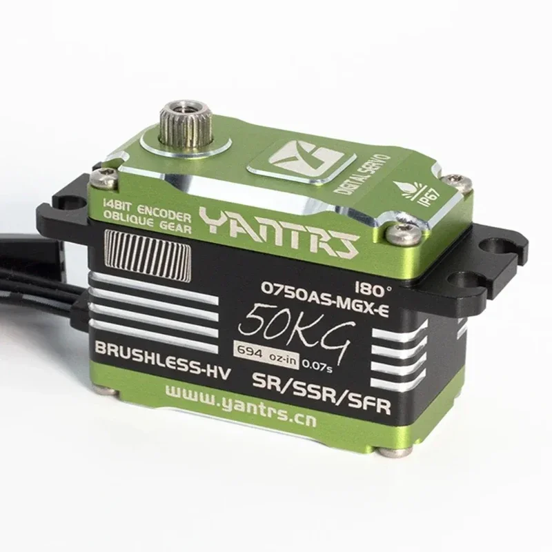 SkyDEl1pcs YANTRS 50kg IP67 Waterproof Encoder Digital Brushless High Speed Servo 8.4V Magnetic Coding High Voltage 0750AS-MGX-E