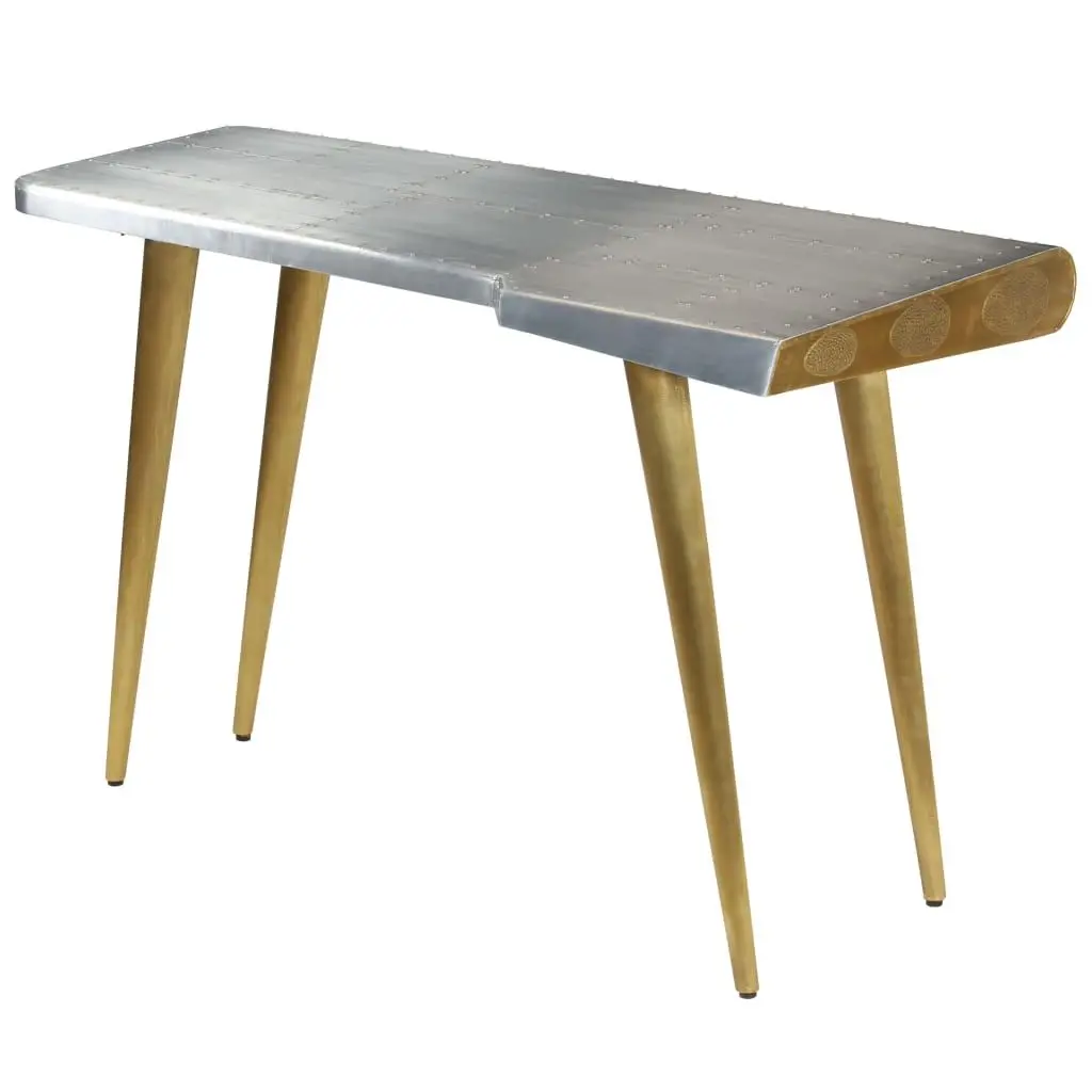 

Aviator Writing Desk Vintage Aircraft Airman Style 47.2"x23.6"x29.9"
