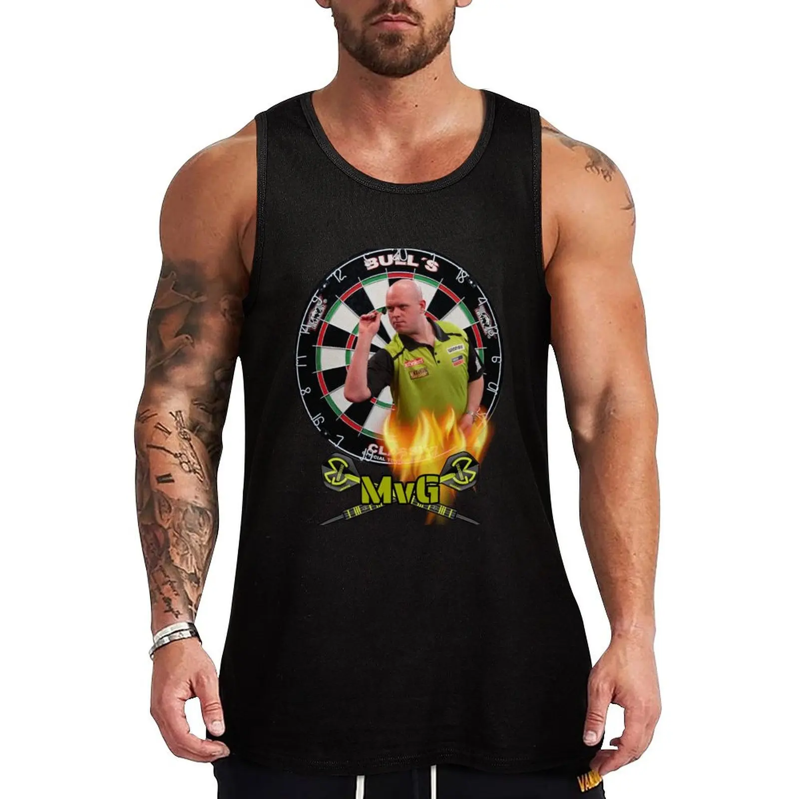 Michael van Gerwen Tank Top gym clothing men bodybuilding for men