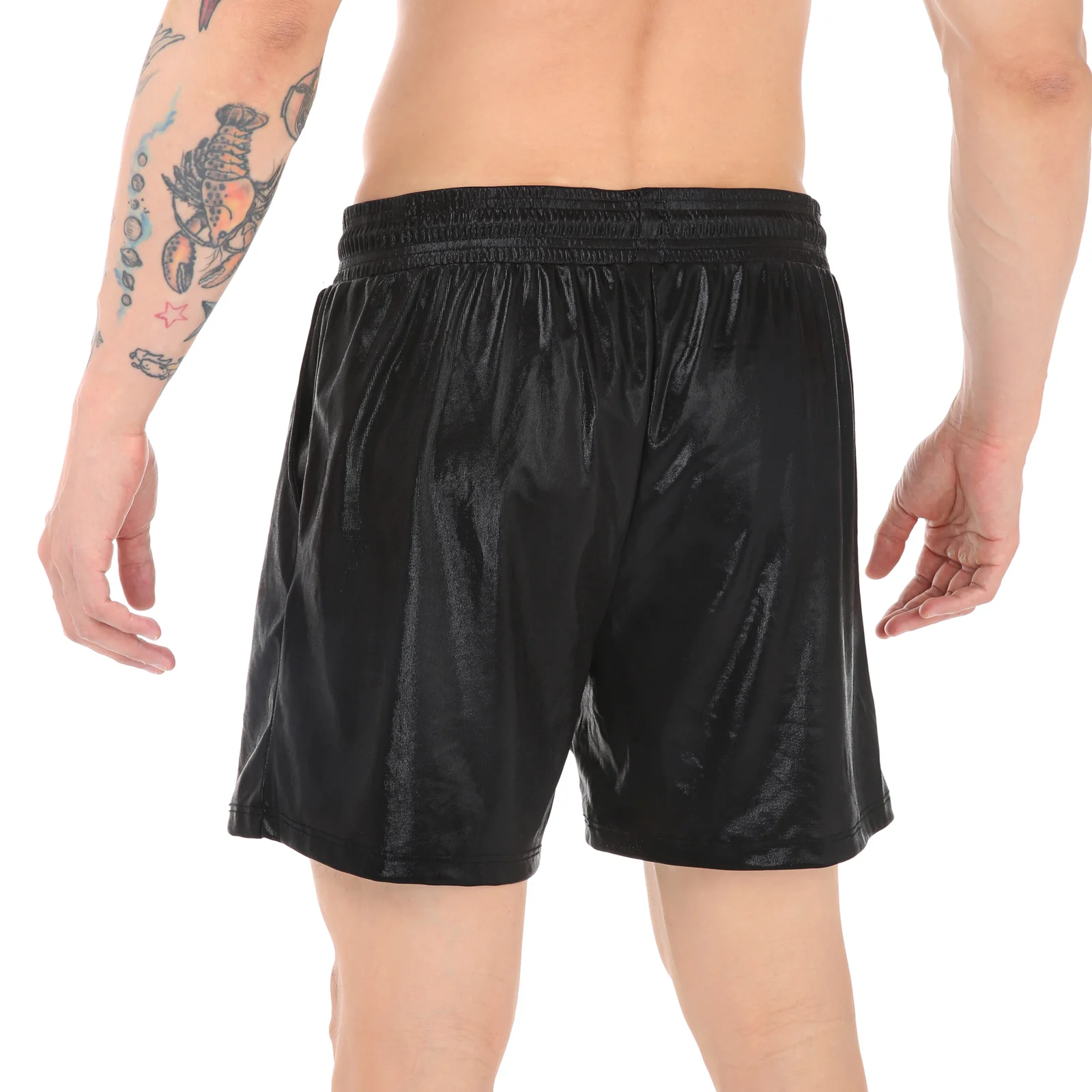 Männer Lose Sport Shorts Mann Lauf Boxer Ultra Dünne Fitness Gym Kurze Hosen Sommer Shinny Quick Dry Freizeit Jogginghose Böden – Detail 11
