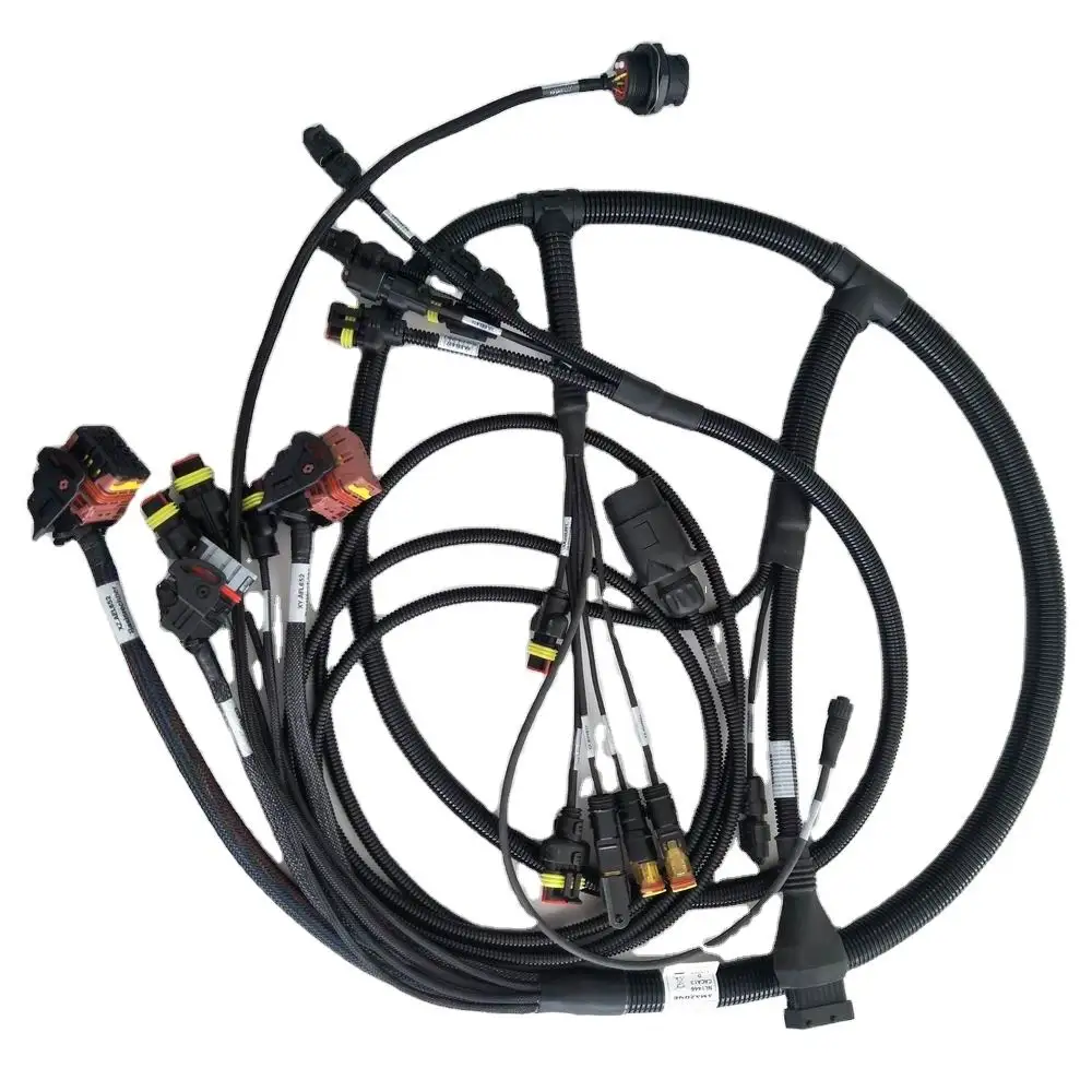Customized professional waterproof and oil-resistant agricultural machinery wiring harness