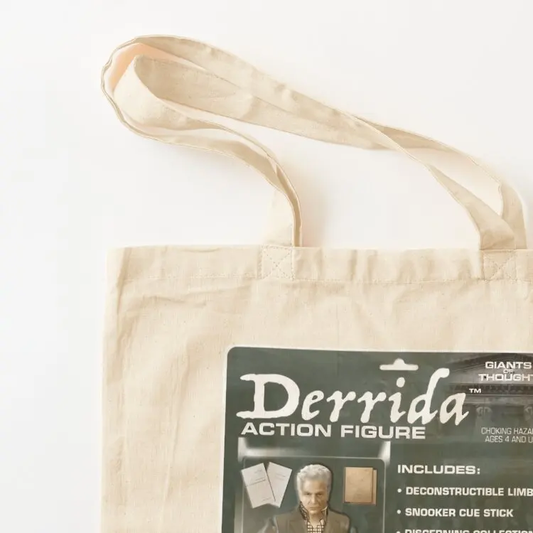 Derrida Action Figure Scoop \t حمل حقيبة حقائب اليد حقيبة صديقة للبيئة قابلة للطي حقائب كبيرة للنساء حمل حقيبة #3
