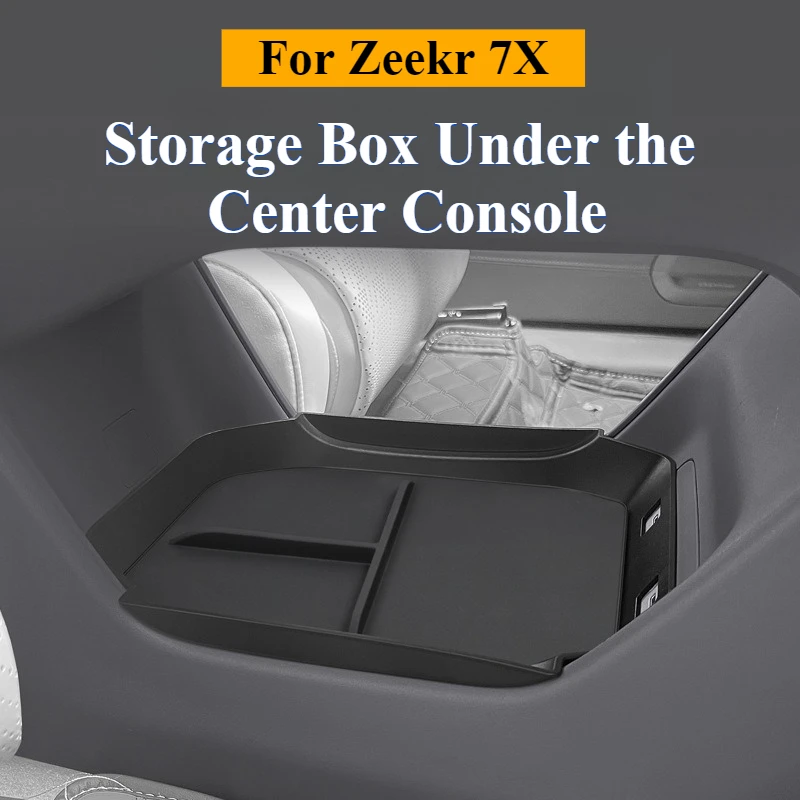 

Для Geely Zeekr 7X 2024 2025 автомобильный центральный контроллер нижний ящик для хранения автомобильный многофункциональный ящик для салфеток внутренний органайзер для хранения