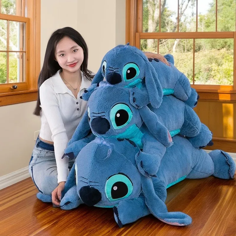 Chaud 45/100 cm grande taille Kawaii Disney Lilo et point animaux en peluche grand jouet en peluche oreiller Anime poupée mignon enfants cadeaux d'anniversaire