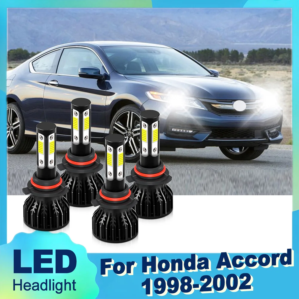

Car LED Headlight 6000K COB Chips 40000LM High Low Beam Headlamp Super Bright For Honda Accord 1998-2002 Car Light Plug and Play