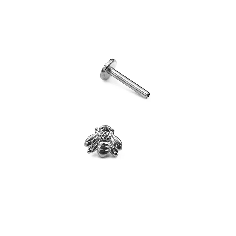 Cute Tiny Bee Labret Piercing Cartilage Earring