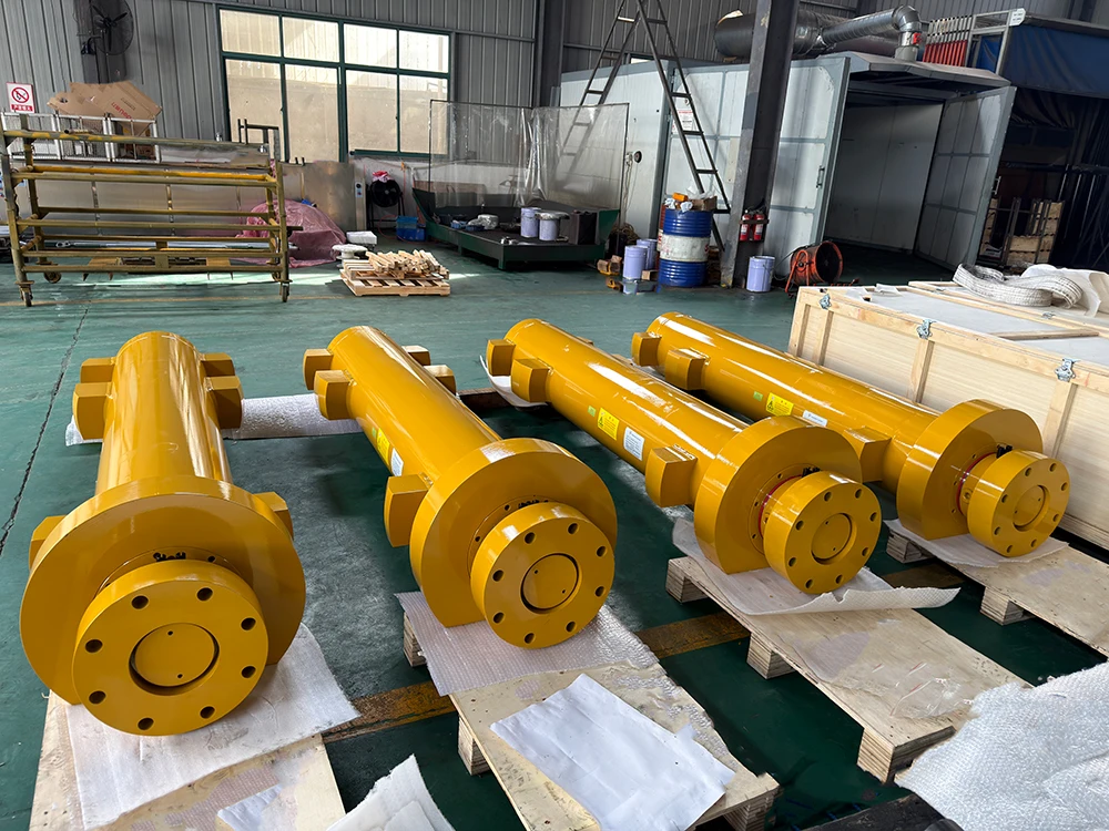 Heavy Duty 60Mpa Double Acting Hard Chrome Plated Pipe Jacking Hydraulic Cylinder for Tunnel Construction