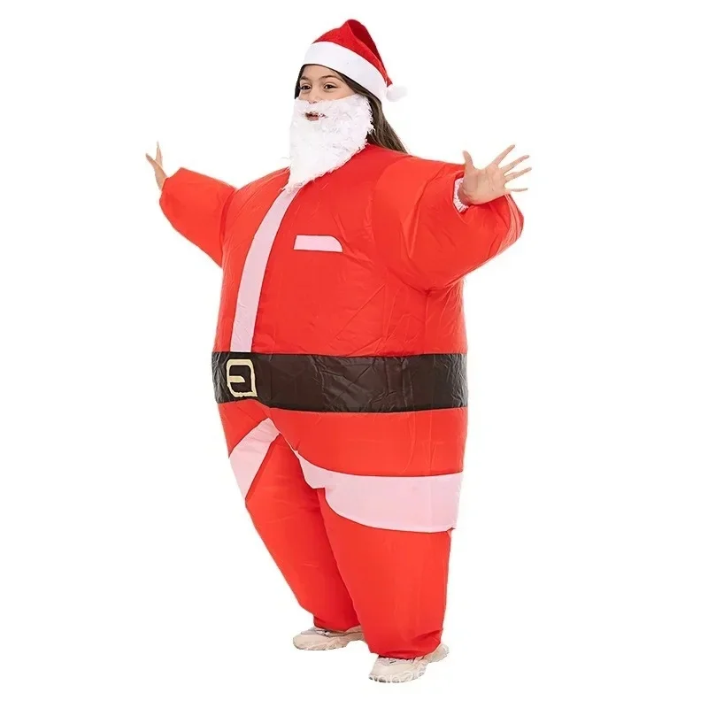 Premium Cosplay Outfit Christmas Funny Inflatable Costumes Santa Claus Elk Snowman Tree Penguin Adult Halloween Xmas Fanticy Car
