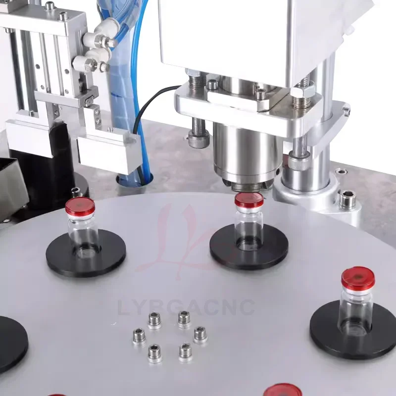 20MM 15MM 13MM Bottle Capping Sealing Machine  60W Fully Automatic Indexing Dial Vials Pneumatic Capper Locking Tools Caliber