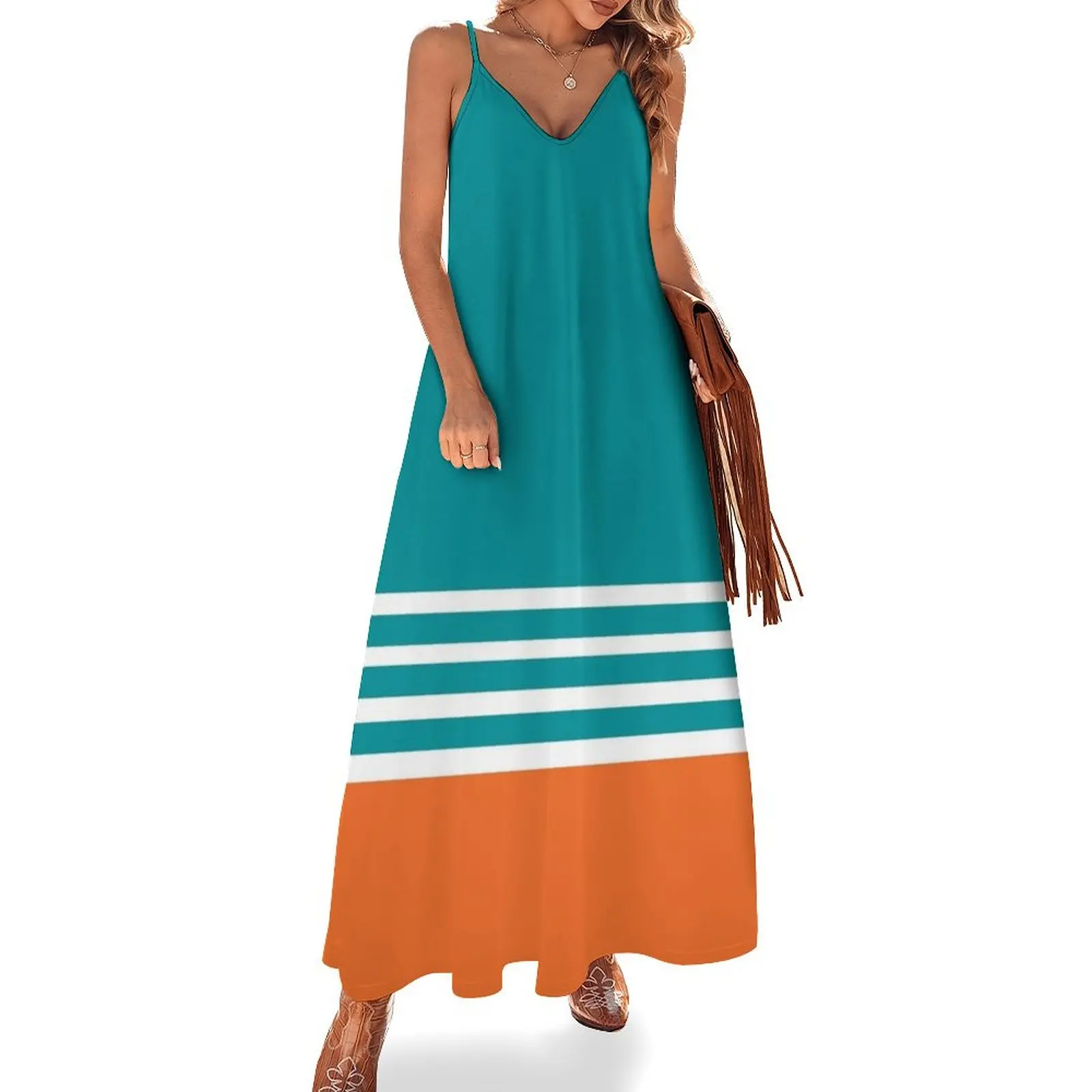 

Miami Dolphins Football Fans Florida Sports Sleeveless Dress Women's dresses dresses for womens 2025 evening dress woman