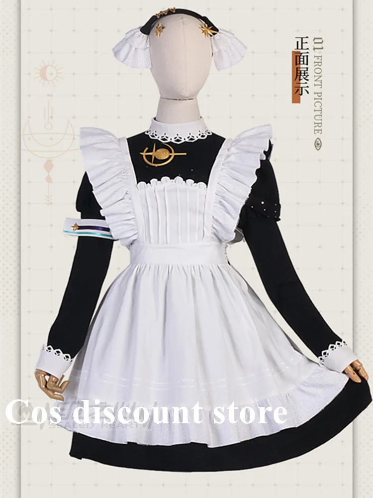 Fashion Voyager Cosplay  Clothe Game Reverse 1999 Lovely Maid Outfit Cos Costume Women Girl Halloween Comic-con Party Dress Suit