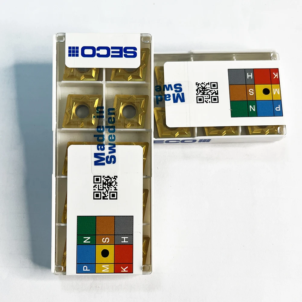 Asli CNMG120408-MF1 CP500 CNC Karbida Sisipan untuk Baja