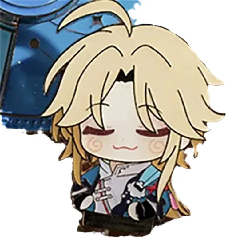 ستار دوم السكك الحديدية الشارة المعدنية لـ Jing Yuan Yan Qing Huo Huo حول لعبة الرسوم المتحركة رائعة في الشخصية #5