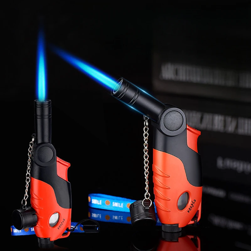 

Необычные зажигалки для кухни, газовый корпус с высокой струей пламени, Бутановая струйная лампа, инструменты для барбекю, инструмент зажигания